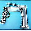 thumbnail image 4 of 2 paquetes Adaptador de grifo de latón, conector de aireador de grifo macho a macho NPT de 22 mm para grifo de lavabo Purificador de agua Aireador (m20 -, 4 of 4