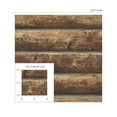 thumbnail image 5 of Seabrook Designs  Log Cabin Prepasted Wallpaper - 20.5 in. W x 33 ft. L, 5 of 6