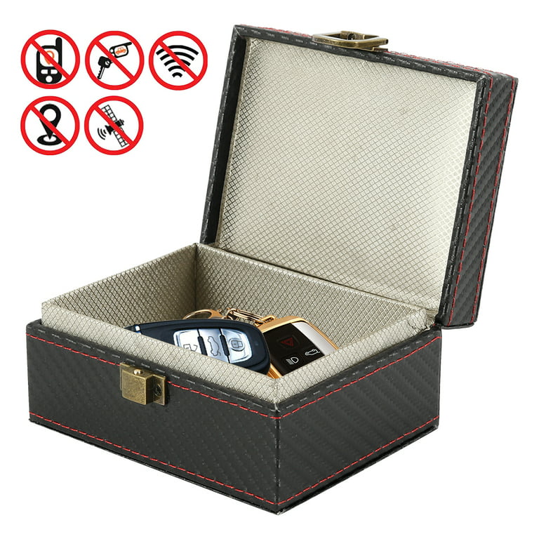 Faraday Box Signal Blocker Box for Car Keys Fob Phones Cards Call & RFID  Signal Blocking Case Car Key Anti Theft Safety Boxes