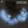 thumbnail image 5 of PULLIMORE 2 Pcs Christmas Snowflake String Lights 40 LEDs 6M Fairy Lights for Xmas Party Wedding Garden Home Decor (White), 5 of 9