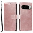 thumbnail image 2 of Wallet Case for Google Pixel 9 Pro XL 5G Flip Cover with Card Slots, Magnetic Stand & Strap Pink, 2 of 7
