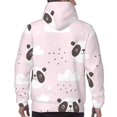 thumbnail image 7 of Wukai Cute Panda Print Men Hoodies Fleece Sweatshirts Long Sleeve Sweaters Pullover Fall Outfits Winter Clothes-Small, 7 of 7
