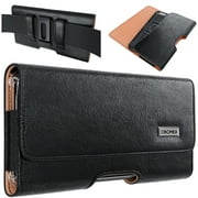 Cell Phone Holsters Designed for iPhone 13, 13 Pro, 12, 12 Pro, 11, XR Cell Phone Belt Case with Belt Clip Loops Belt Holder Pouch Cover Compatible with iPhone Apple with Otterbox Commuter Case on