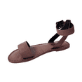 thumbnail image 4 of Ilisha Brown front strap buckle sandal, 4 of 5