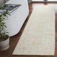 thumbnail image 2 of SAFAVIEH Ebony Aindreas Medallion Runner Rug, Ivory/Gold, 2'3" x 9', 2 of 7