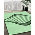 thumbnail image 3 of Ahgly Company Tapis d'Intérieur Lavables en Machine, Ronds, Transitionnels, Vert Menthe, Ronds de 3', 3 of 7