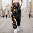 thumbnail image 1 of WILLBEST Pantalones Casuales para Mujer, Cómodos Pantalones Deportivos con Estampado de Halloween, Cintura Elástica Suave, para Uso Diario, Versátiles para Otoño E Invierno. Grande, 1 of 4