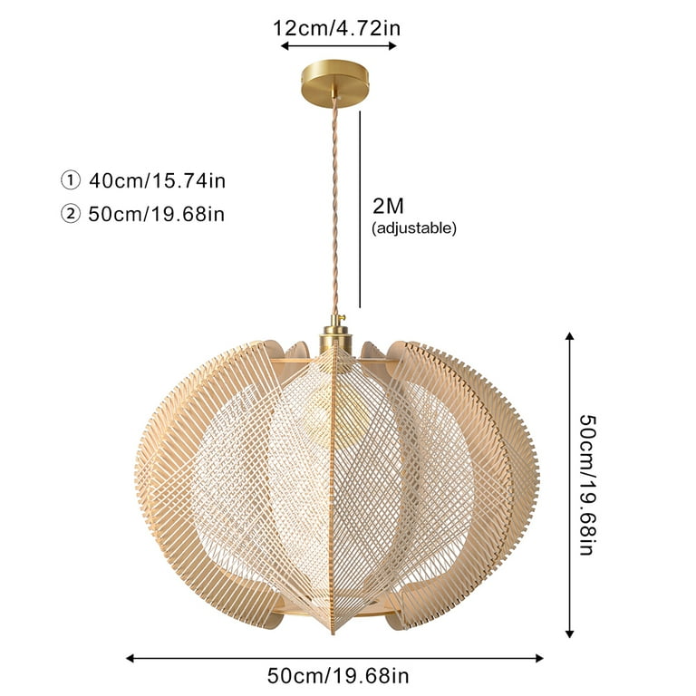 Arturesthome Wabi Sabi Scandinavian Wooden Pendant Lights Mid
