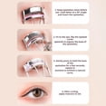 thumbnail image 6 of Bling Rhinestones Makeup Eyelash Curler,  Slant Tip Tweezer Bling Crystal Rhinestone Eyelashes Curls with Refill Silicone Pressure Pads Loaded for No Pinching or Pulling, 6 of 10