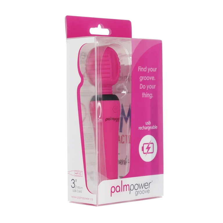 PalmPower Groove Mini Wand Massager - Pink - Walmart.com