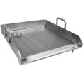 thumbnail image 2 of Plancha Plate en Acier Inoxydable 18"x16 Pouces Pouces pour Cuisson avec Cuisinière Extérieure Ou Restauration, 2 of 7