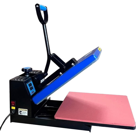 DG Heat Press 15x15 Inch Sublimation Heat Press Slide Out Lower Platen Max 5.5 inch
