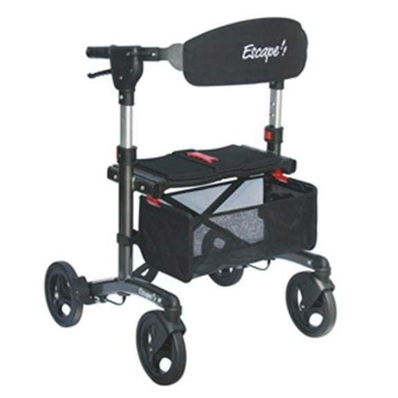Triumph Mobility 500-10211 Escape Rollator-Low 21 in. Seat  Black