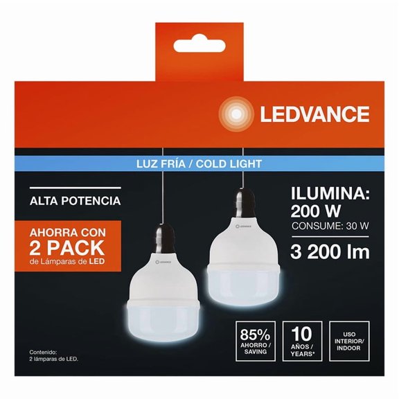 2Pack Foco Led Alta Potencia 30W LF