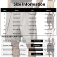 thumbnail image 3 of Uwinwear Men's Baggy Wide Leg Casual Shorts Pleated Dress Business Elastic Waist Summer Lightweight Shorts with Pockets, 3 of 6