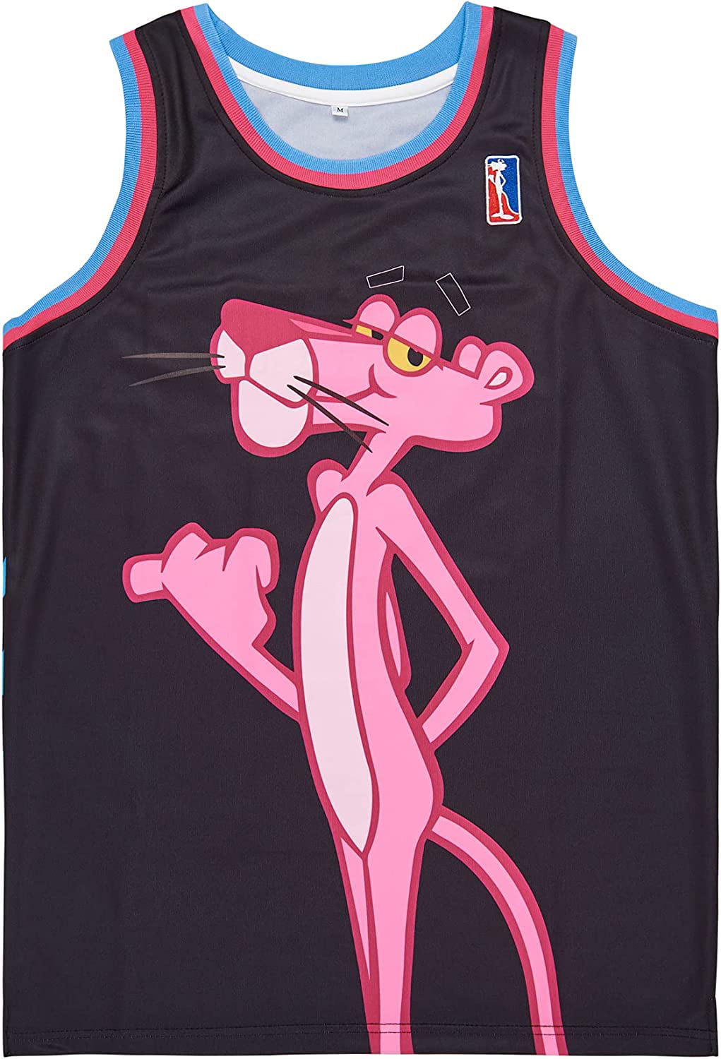 Pink Panther #3 Miami Basketball Jersey Youth Large Stitched Pink