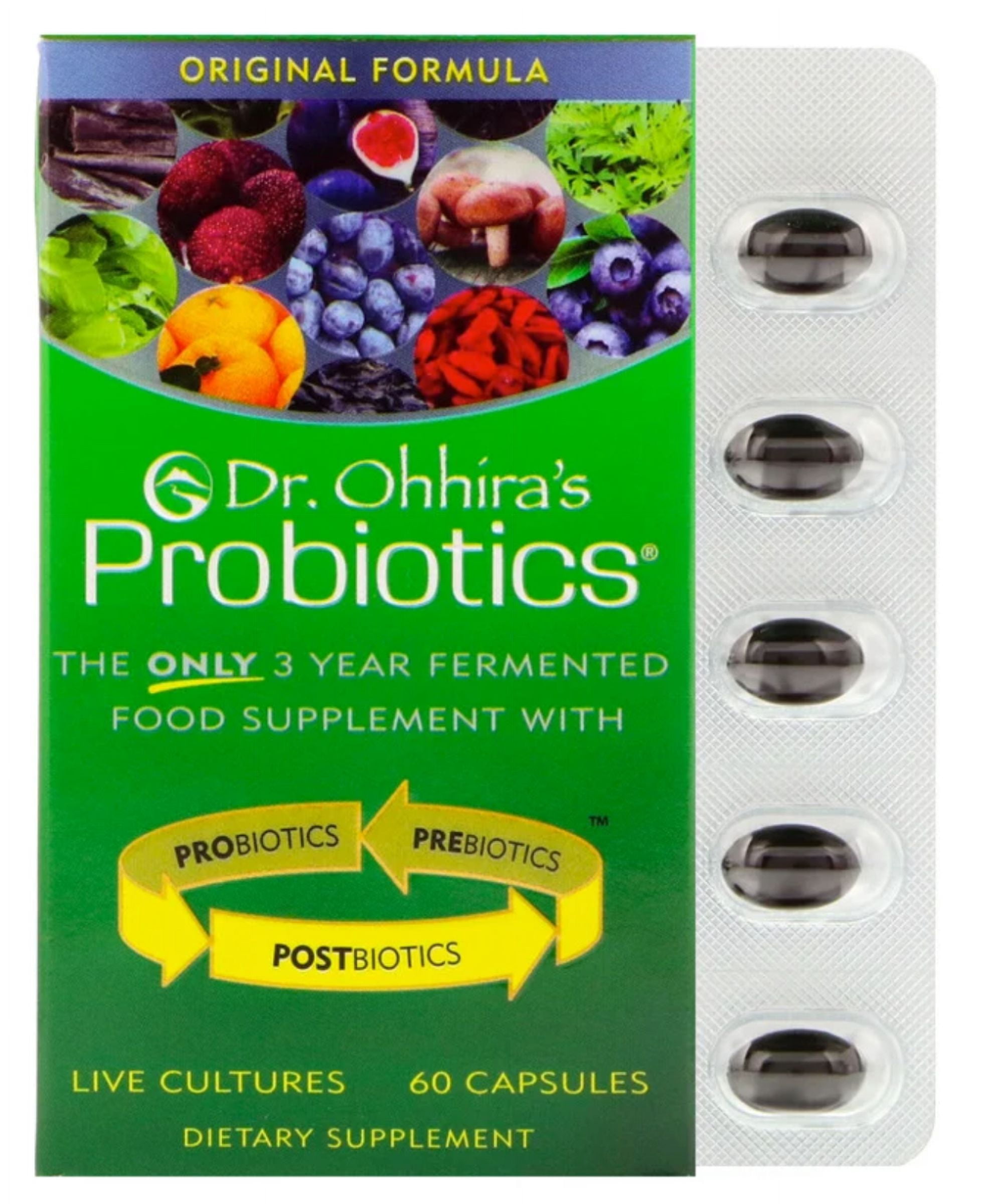Dr. Ohhira's Essential Formulas Inc., Probiotics, Original Formula, 60 Capsules - 2 Packs