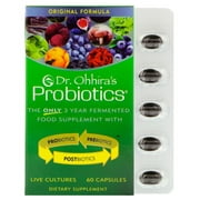 Dr. Ohhira's Essential Formulas Inc., Probiotics, Original Formula, 60 Capsules - 2 Packs