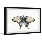 HomeStock Vintage Visions Cream Colored Wings Framed Painting Print