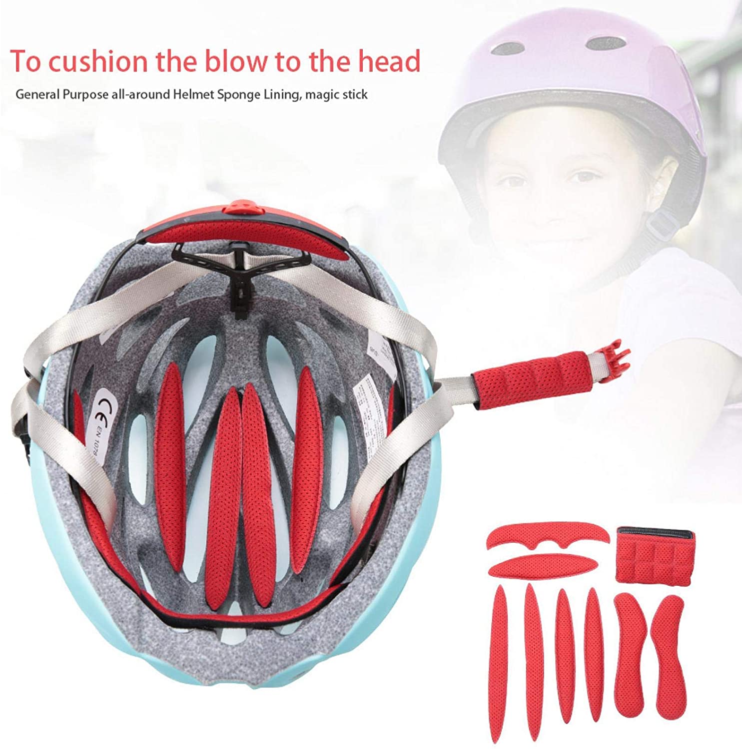 Bicycle Helmet Foam Pads, Helmet Sponge 