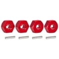 thumbnail image 1 of Adaptadores de transmisión de bujes hexagonales para ruedas RC de 12 mm con pasadores, accesorio de reparación de rendimiento, repuesto para, 1 of 8