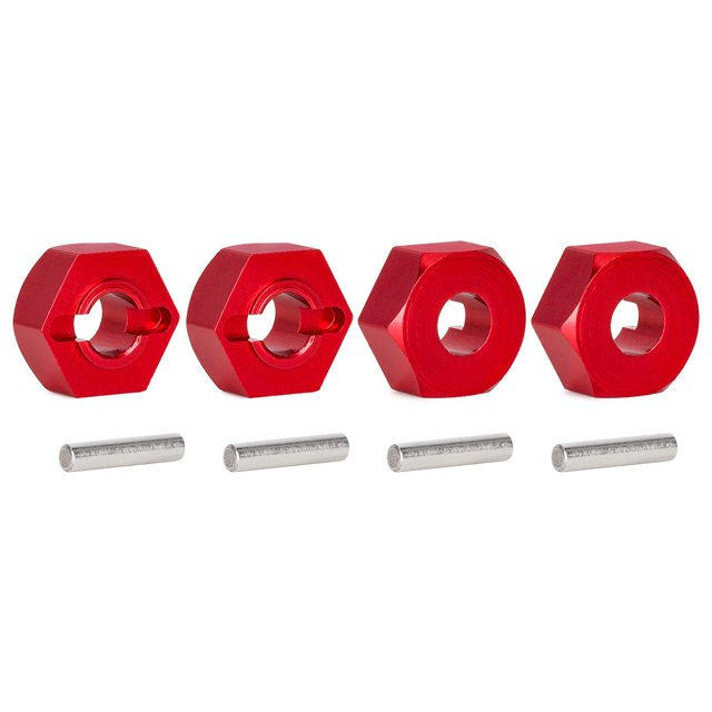 Adaptadores de transmisión de bujes hexagonales para ruedas RC de 12 mm con pasadores, accesorio de reparación de rendimiento, repuesto para