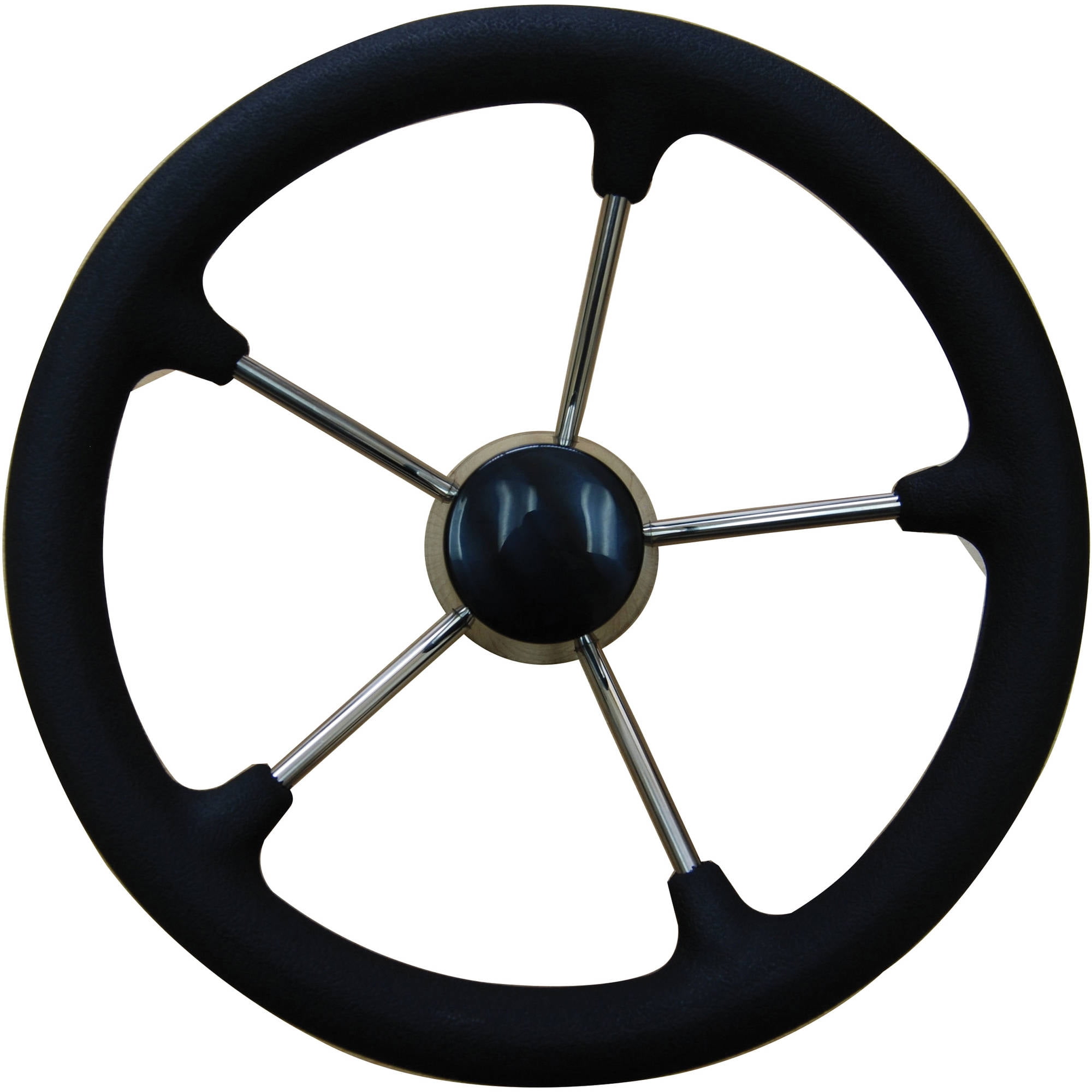 Uflex V48BFC Steering Wheel with Black Cover, 13.5"