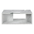 thumbnail image 4 of Furniture of America Lenu Contemporary Wood Storage Coffee Table in White, 4 of 5