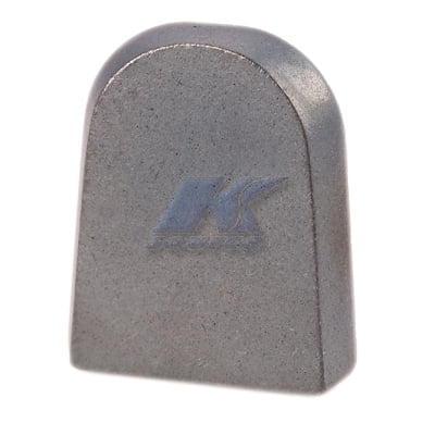 K-Source Interior Rear View Mirror Bracket MK200 Tab; Raw; Silver; Aluminum; With Adhesive Tape