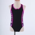 thumbnail image 3 of MSemis Kids Girls 2 Piece Tankini Set Rash Guard One-piece Swimsuit, 3 of 7