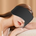 thumbnail image 4 of Vacemry Under $5 Breathable Sleep Eye Mask, Double Layer Light Blocking Cover for Night, Comfortable Student Nap Aid for Men Women, Adjustable Head Strap Design, 4 of 6