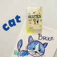 thumbnail image 2 of Besties Best Friends Rectangle Acrylic Fridge Refrigerator Magnet, 2 of 4