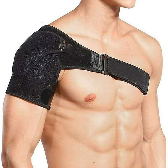 Magnetic Shoulder Brace, Compression Support Wrap Belt, Adjustable Stabilizer,Arm Injury Prevention for Dislocated AC Joint, Labrum Tear, Pain, Arthri