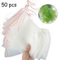 thumbnail image 1 of 50 Pcs Fruit Covers Bags Reusable with Drawstring Non-Toxic Vegetable Protection Agricultural Nylon Mesh Insect Proof Garden Netting Bags Fruit (30*20cm/11.79*7.86inch), 1 of 7