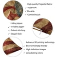 thumbnail image 4 of American Flag Body Pillow Cover Vintage Retro USA Flag Long Pillow Case Protector with Zipper Decorative Large Pillowcase Cushion for Bedroom,Couch,Sofa,Home Gift 20"x54", 4 of 6