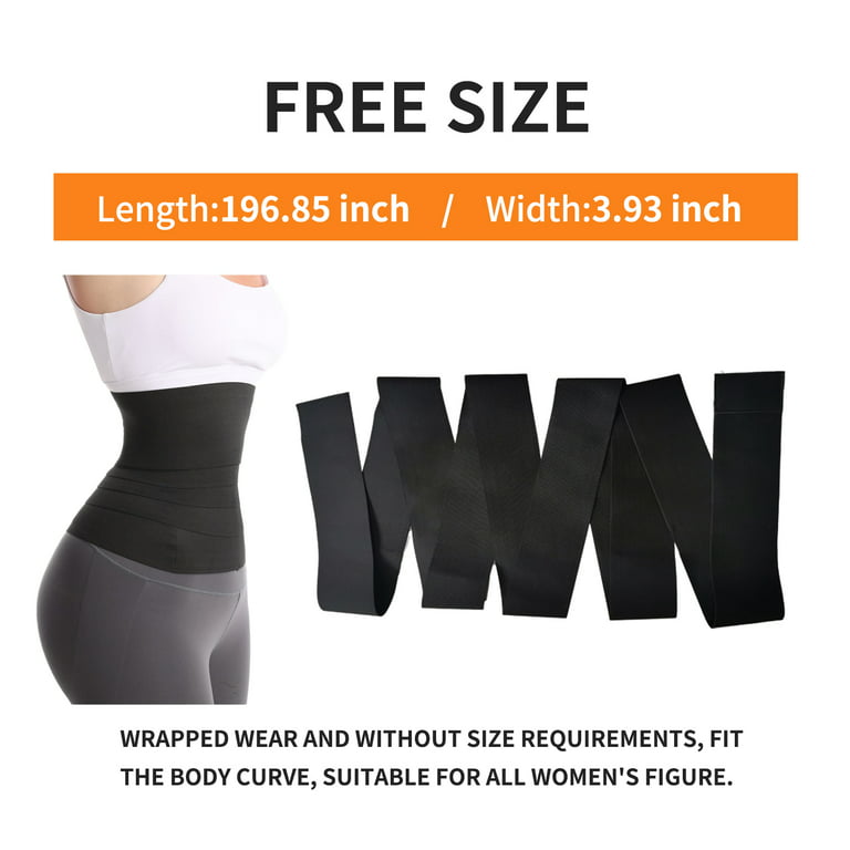 196.85inch Waist Wrap Trainer for Women, Snatch Me Up Bandage Wrap