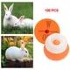thumbnail image 5 of Etiquetas para orejas de animales, suministros para entrenamiento, etiquetas para patos, vacas, ganado, cerdos y terneros. naranja, 5 of 9