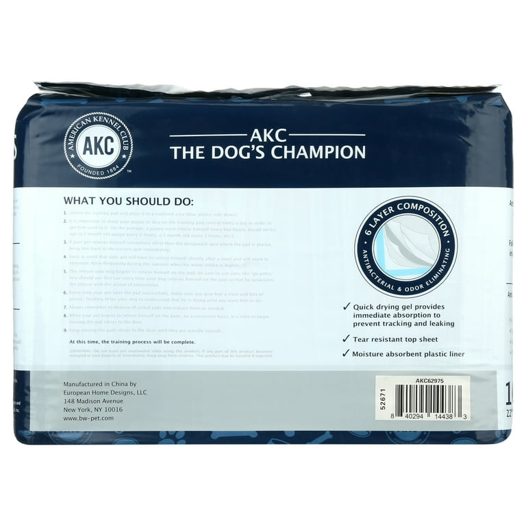 AKC XL Ultra Absorbent Training Pads, 50 Count, 30x28,, 44 OFF