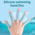 thumbnail image 6 of 2lots Silicones Hand Paddles Finger Type Water Resistance Gear Paddles Fin for Swimmers Skill Improvement, 6 of 8