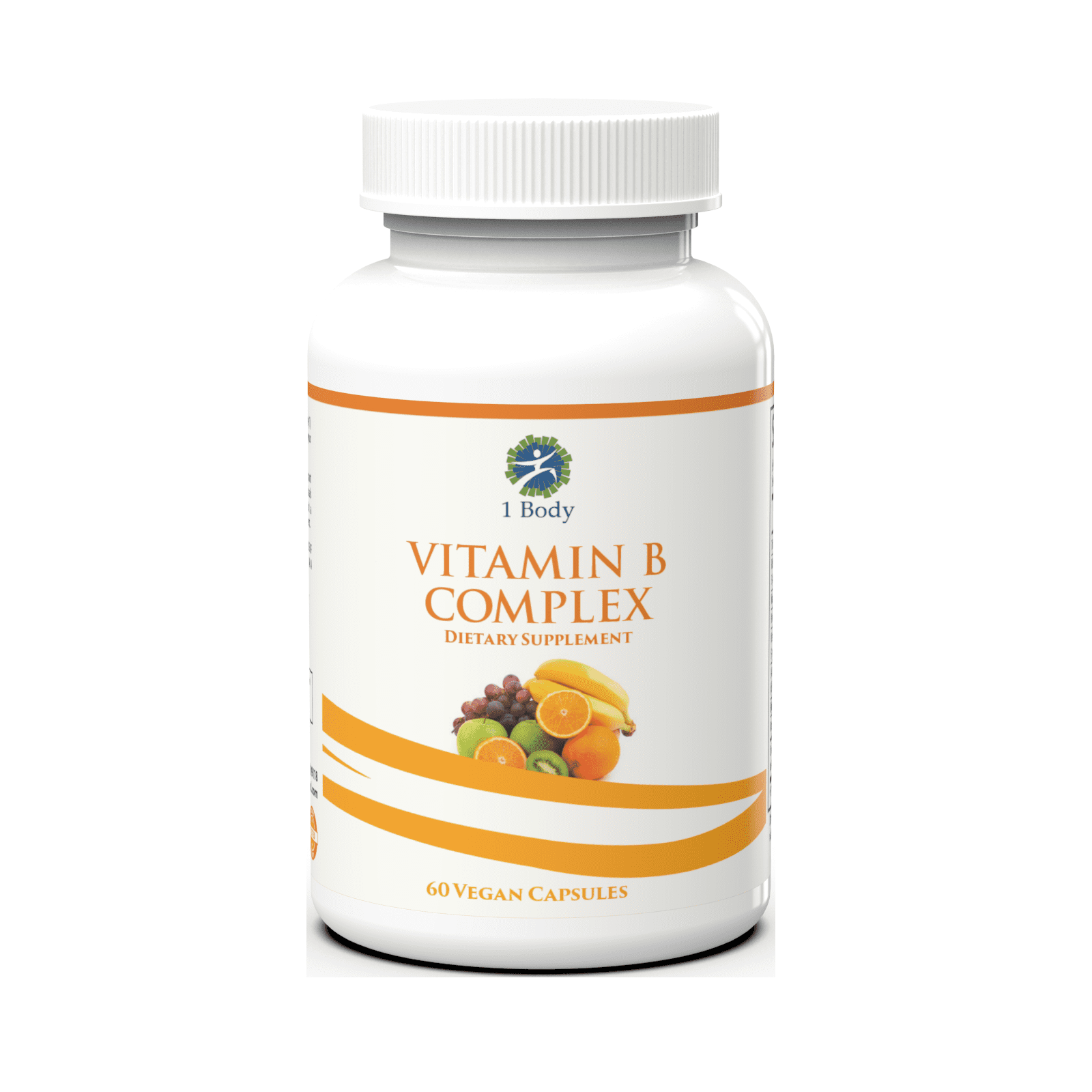 Vitamin B Complex 5MTHF Folate with B1, B2, B5, B6, Methyl B12, Niacin, Biotin Wide Range