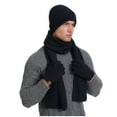 thumbnail image 2 of Knitted Hat, Scarf & Glove Sets for Men Women 3 Pack Unisex Couples Winter Thermal Warm Solid Color Beanies Hats Scarves and Gloves Set, 2 of 6