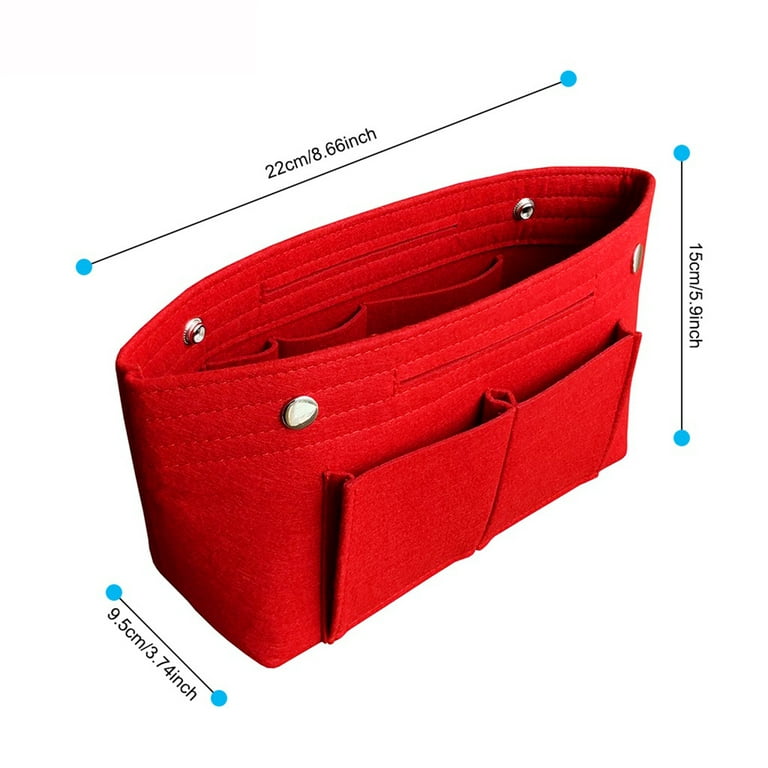 For LV Speedy25 30 35 Make up Organizer Felt Cloth Handbag Organizer Insert  Bag Travel Inner Purse Portable Cosmetic Bags - AliExpress