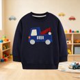 thumbnail image 2 of Gerichy Toddler Baby Boy Crewneck Sweatshirt Tractor Long Sleeve Pullover Tops Fall Winter Outfits Casual Clothes 1T-7T, 2 of 6