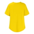 thumbnail image 6 of EnJoCho Girls Short Sleeve T Shirts Summer Loose Fit Curve He𝗆 Side Slit Crewneck Tunic Tops 5-14 Years Trendy Oversized Teen Girl Tee Back-To-School Girls Short Sleeve T-Shirt, 6 of 9
