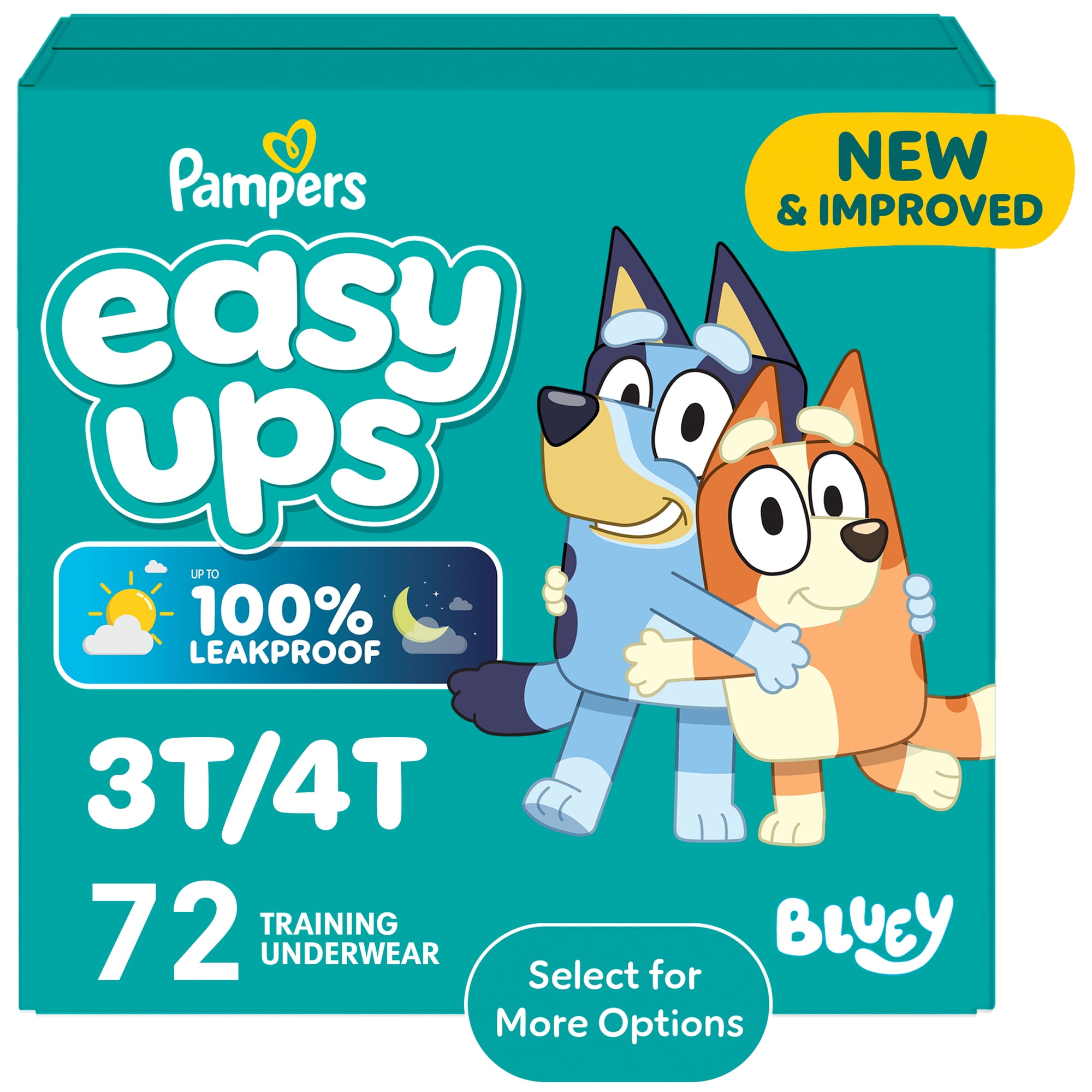 Pampers Easy Ups Training Pants Size 5 (3T4T), 72 Count (Select for More Options)