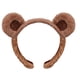 thumbnail image 1 of Diadema con orejas de oso marrón, lazo con orejas de oso, diadema para el pelo, gorro con orejas de conejo peludas para niñas, mujeres, disfraces, cosplay, fiestas, 1 of 8