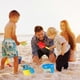 thumbnail image 5 of Beach Toys Set for Kids 14 Pcs Play Sand Toys Sand Pit Toys with Sun Glass, Bucket, Watering Can, Beach Spade Shovles, Rakes, Sand Sifter, Castle mold, 5 of 5