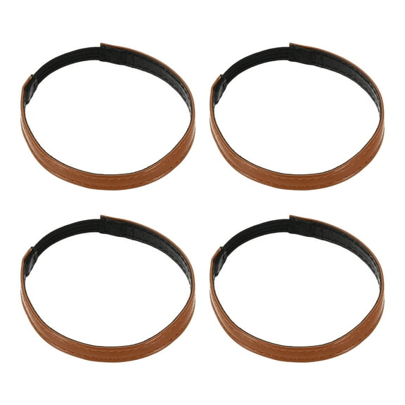 2 Pairs High Heels Shoe Straps Detachable Elastic Heel Strap, Matte Brown