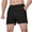 Black, variant on Men's Solid Color Sports Fitness Training Breathable Shorts Pockets Cropped Pants Green XXXXL