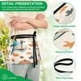 thumbnail image 4 of Yayeee Waist Apron with Pockets for Cooking Waterproof Half Server Aprons, Fall Books, 4 of 7